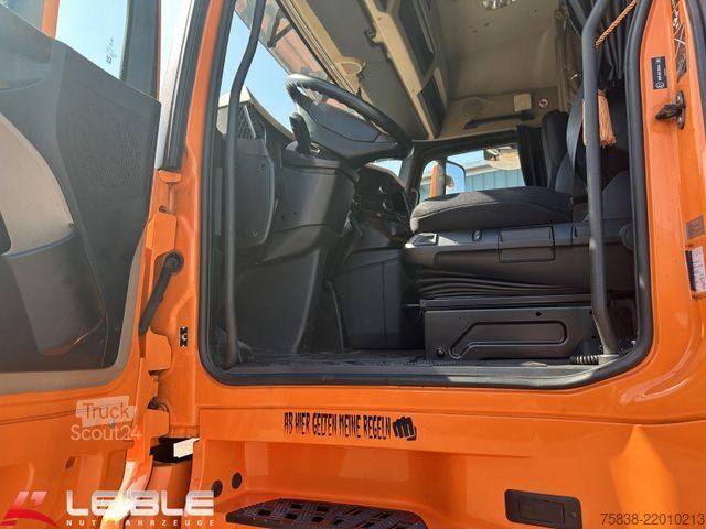 Camion cu platformă și prelată MERCEDES-BENZ Actros 2548*Stream Space*Fliegl Jumbo**