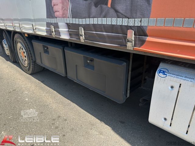 Camion cu platformă și prelată MERCEDES-BENZ Actros 2548*Stream Space*Fliegl Jumbo**