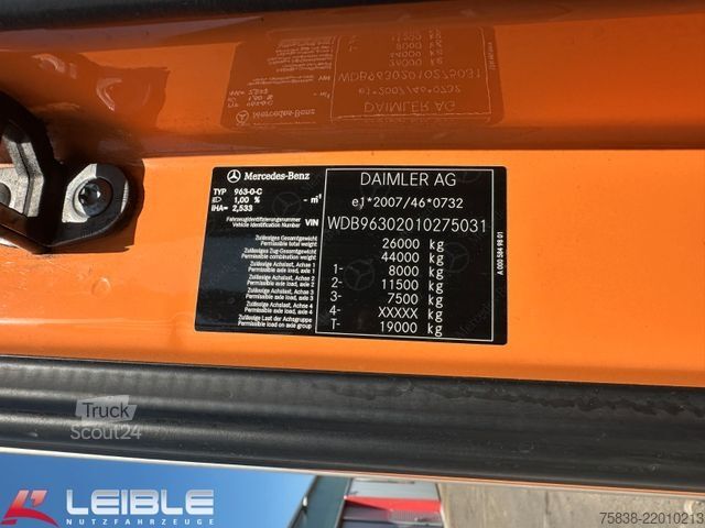 Camion cu platformă și prelată MERCEDES-BENZ Actros 2548*Stream Space*Fliegl Jumbo**