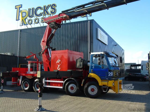 Vrachtwagen met kraan Mercedes-Benz SK 3538 + NEW!! UNUSED!! 1.216km + 142H + FASSI...