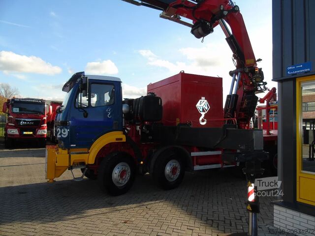 Vrachtwagen met kraan Mercedes-Benz SK 3538 + NEW!! UNUSED!! 1.216km + 142H + FASSI...