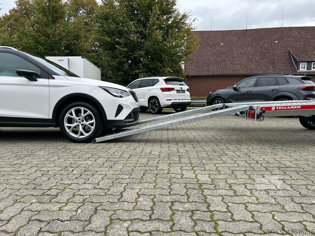 Reboque porta-carros TEMA Temared Car Deck Plus 5521/3 S 3,5t Autotranspo...