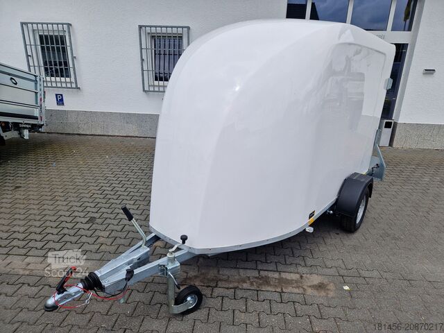 Dobozos pótkocsi Blyss Niki weiß Rampe Seitentür 2024 direkt