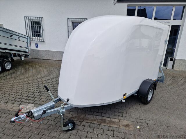 Skříňový přívěs Blyss Niki weiß Rampe Seitentür 2024 direkt