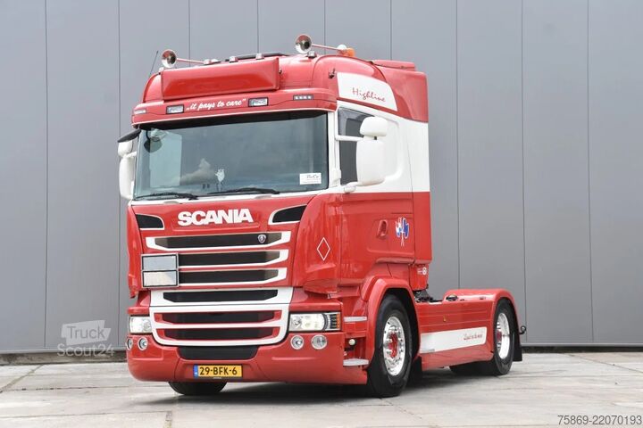 Pavojingos medžiagos Scania R490 HL 4x2MNB - NEW TACHO - ADR FL - COMPRESSO...