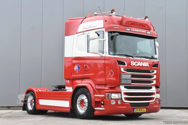 Pavojingos medžiagos Scania R490 HL 4x2MNB - NEW TACHO - ADR FL - COMPRESSO...