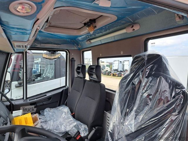 Camión volquete trilateral IVECO MLC 180E28 Dreiseitenkipper mit Kran