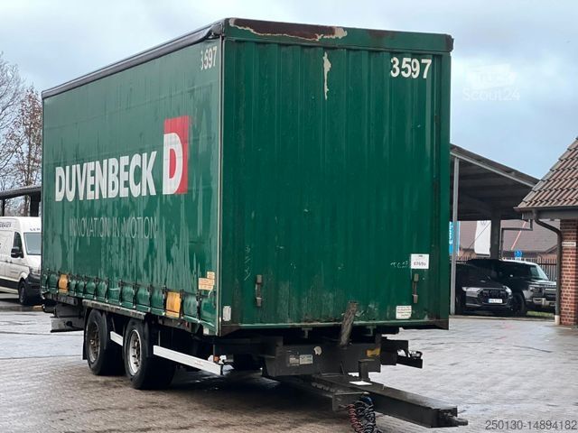 Değiştirme kasalı treyler KRONE WP 7,7 N2C-CS Wechselpritsche Schiebeplane