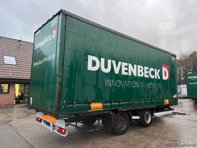 Değiştirme kasalı treyler KRONE WP 7,7 N2C-CS Wechselpritsche Schiebeplane