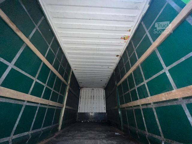 Değiştirme kasalı treyler KRONE WP 7,7 N2C-CS Wechselpritsche Schiebeplane