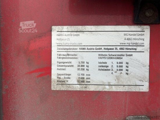 Semirremolque de troncos SCHWARZMüLLER HOLZAUFLIEGER Y-SERIE, 8 RUNGENPAARE, BPW-ACHSEN, LIFTACHSE