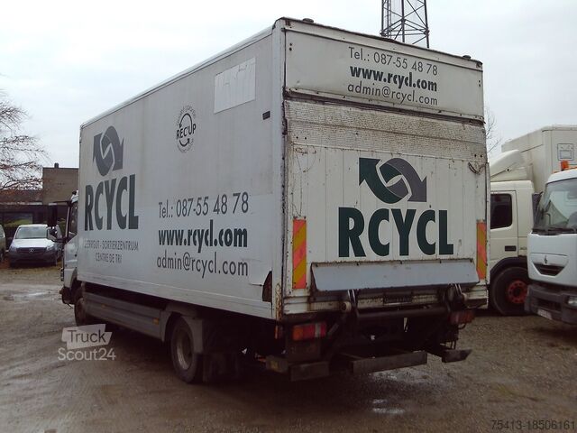 Camion-caisse Mercedes-Benz atego 815 koffer+laadbrug