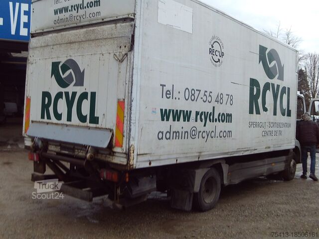 Camion-caisse Mercedes-Benz atego 815 koffer+laadbrug