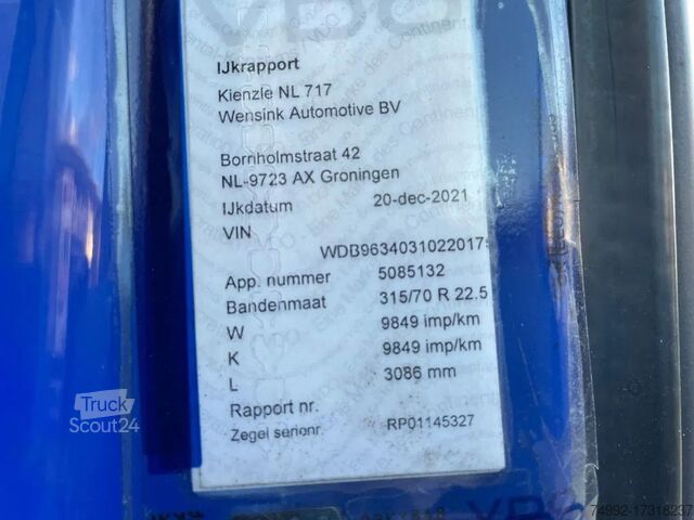 Standaard-SZM Mercedes-Benz Actros 1833 ! 2018