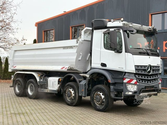 Ανατρεπόμενο φορτηγό MERCEDES-BENZ AROCS 4145 8x8 Meiller Muldenkipper