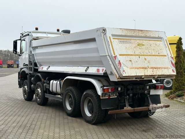 Ανατρεπόμενο φορτηγό MERCEDES-BENZ AROCS 4145 8x8 Meiller Muldenkipper