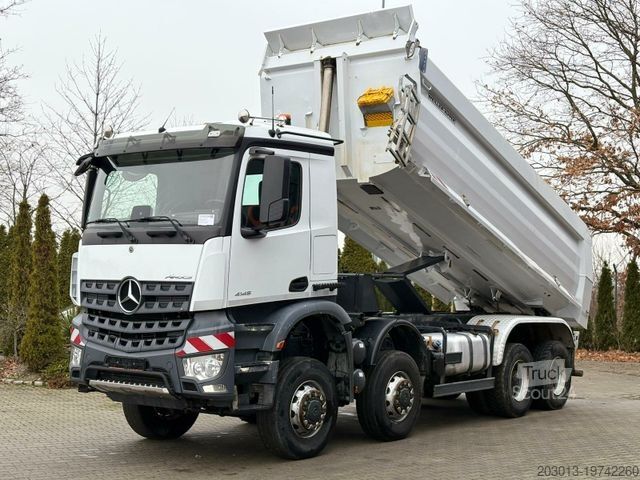 Ανατρεπόμενο φορτηγό MERCEDES-BENZ AROCS 4145 8x8 Meiller Muldenkipper