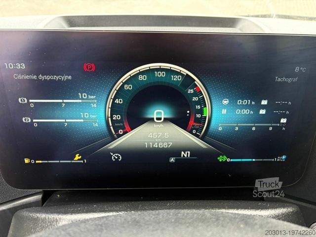 Ανατρεπόμενο φορτηγό MERCEDES-BENZ AROCS 4145 8x8 Meiller Muldenkipper