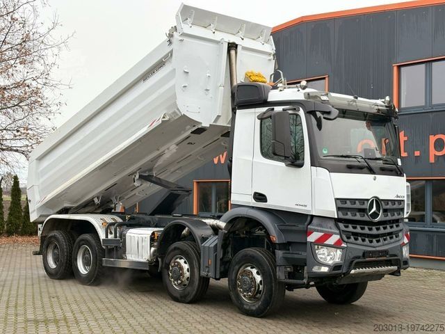 Ανατρεπόμενο φορτηγό MERCEDES-BENZ AROCS 4145 8x8 Meiller Muldenkipper