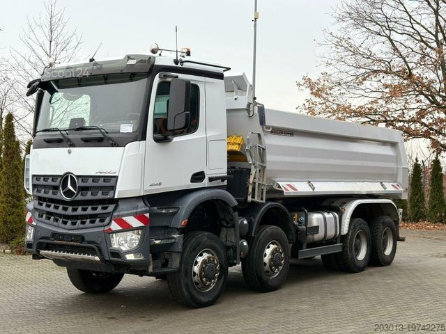 Ανατρεπόμενο φορτηγό MERCEDES-BENZ AROCS 4145 8x8 Meiller Muldenkipper