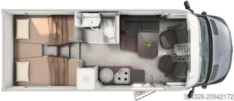 Polointegrovaný obytný vůz Hymer/Eriba ML-T 570 CrossOver MB*Allrad*Automatik*190PS