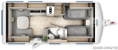 Wohnwagen Fendt Bianco Selection 515 SG Auflastung 2.000 kg