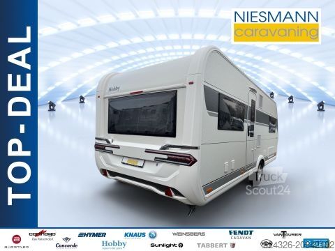 Wohnwagen Hobby Excellent 560 CFe Auflastung 2.000kg