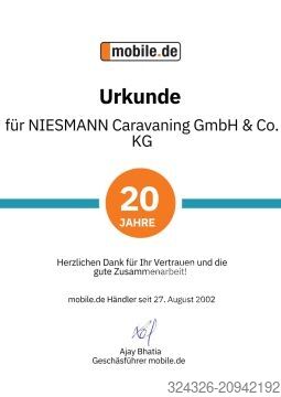 Wohnwagen Hobby Excellent 560 CFe Auflastung 2.000kg