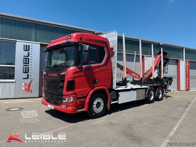 Grue montée sur camion SCANIA R 580 6x4 V8*Palfinger EPSILON M12Z*Exte*