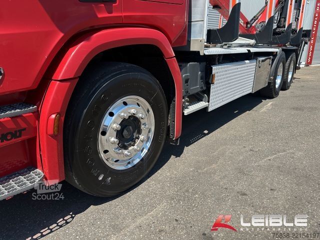 Grue montée sur camion SCANIA R 580 6x4 V8*Palfinger EPSILON M12Z*Exte*