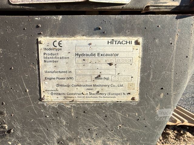 Lančani bager HITACHI ZX210LC-6 Kettenbagger 23,1 Ton *11.213 BTH
