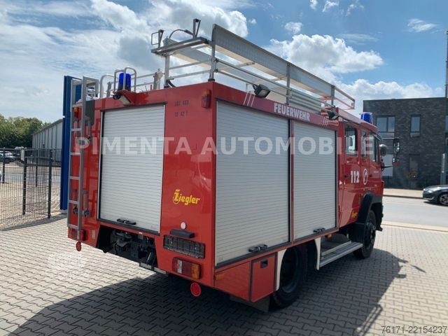 Vrachtwagen met bakwagen MERCEDES-BENZ 917 AF / 4x4 /AHK / TOP ZUSTAND