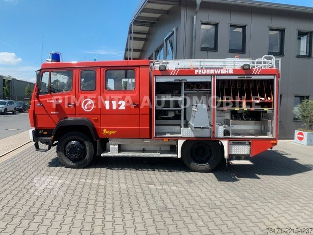 Vrachtwagen met bakwagen MERCEDES-BENZ 917 AF / 4x4 /AHK / TOP ZUSTAND