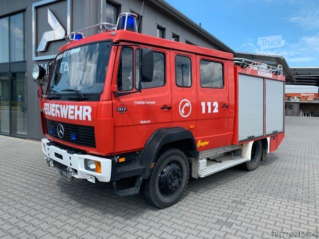 Vrachtwagen met bakwagen MERCEDES-BENZ 917 AF 4x4 AHK Top Zustand