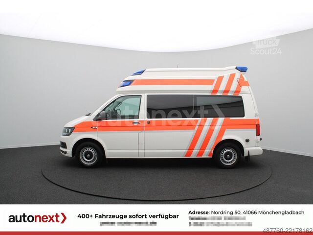 Ugunsdzēsēju automašīna VOLKSWAGEN T6 Transporter *RTW/KTW* Hoch+Lang *TOP ZUSTAND*
