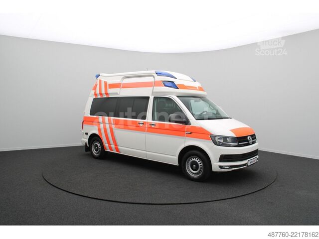 Ugunsdzēsēju automašīna VOLKSWAGEN T6 Transporter *RTW/KTW* Hoch+Lang *TOP ZUSTAND*