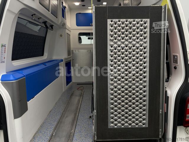 Ugunsdzēsēju automašīna VOLKSWAGEN T6 Transporter *RTW/KTW* Hoch+Lang *TOP ZUSTAND*