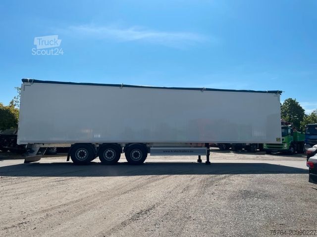 Semi-remorque à plancher roulant KRAKER ca. 92 m³ Schubboden/10mm Boden/Funk/Auch Miete!