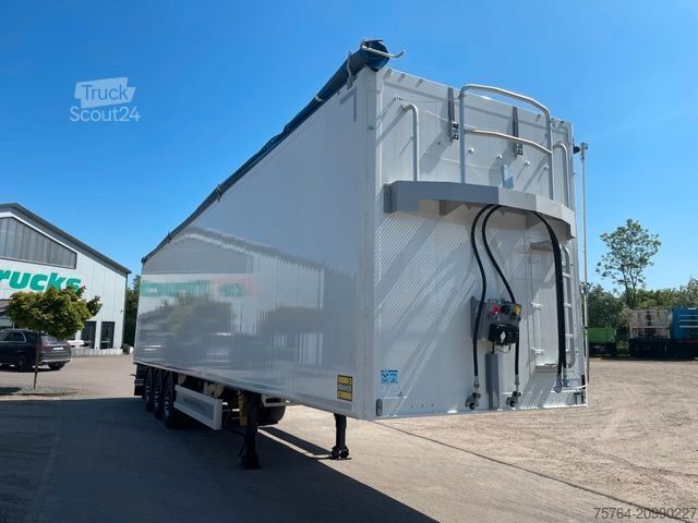 Semi-remorque à plancher roulant KRAKER ca. 92 m³ Schubboden/10mm Boden/Funk/Auch Miete!