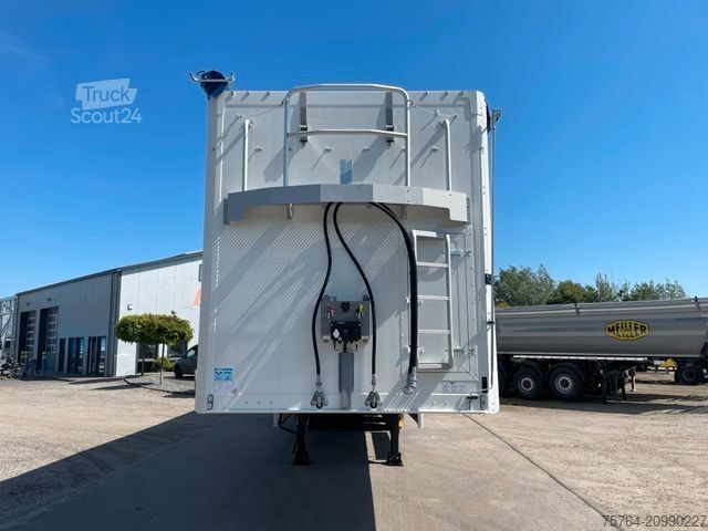 Semi-remorque à plancher roulant KRAKER ca. 92 m³ Schubboden/10mm Boden/Funk/Auch Miete!