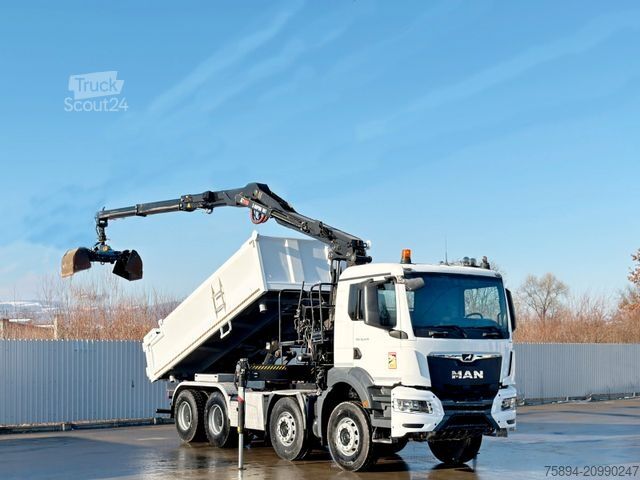 Самосвал MAN TGS 35.470 * KIPPER 5,10m + KRAN * TOPZUSTAND