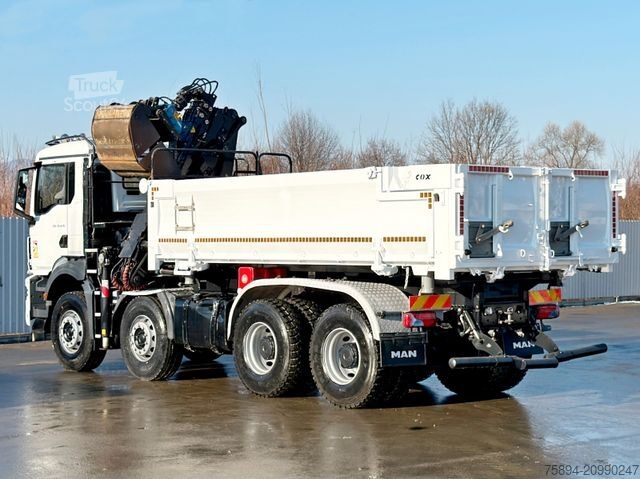 Самосвал MAN TGS 35.470 * KIPPER 5,10m + KRAN * TOPZUSTAND