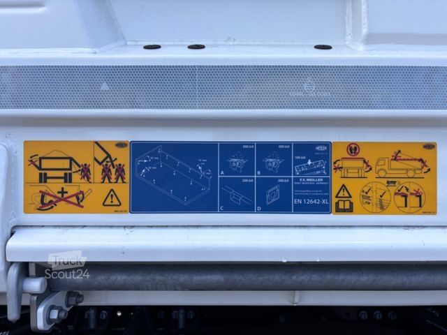 Driezijdige kipper MAN TGS 35.540 MEILLER Trigenius mit el. Plane Navi