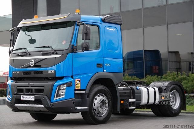 Tracteur routier standard VOLVO FMX 420 / 13 LITROWY / NISKA KABINA / 2019 ROK /