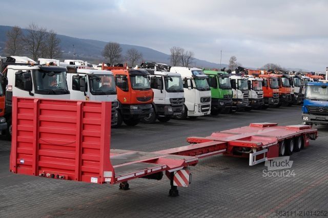 Low loader semitrailer KÄSSBOHRER NSP-24 / NACZEPA LAWETA / NISKOPODWOZIE / ROZCI?