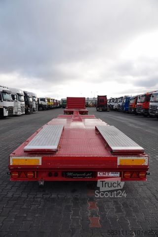 Low loader semitrailer KÄSSBOHRER NSP-24 / NACZEPA LAWETA / NISKOPODWOZIE / ROZCI?