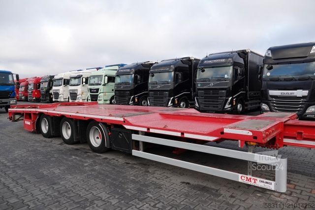 Low loader semitrailer KÄSSBOHRER NSP-24 / NACZEPA LAWETA / NISKOPODWOZIE / ROZCI?