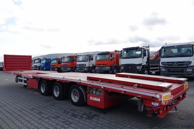Low loader semitrailer KÄSSBOHRER NSP-24 / NACZEPA LAWETA / NISKOPODWOZIE / ROZCI?