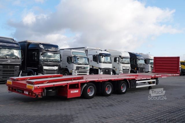 Low loader semitrailer KÄSSBOHRER NSP-24 / NACZEPA LAWETA / NISKOPODWOZIE / ROZCI?