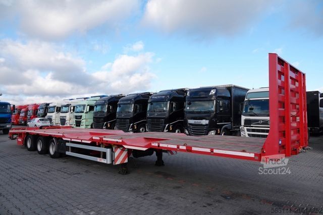 Low loader semitrailer KÄSSBOHRER NSP-24 / NACZEPA LAWETA / NISKOPODWOZIE / ROZCI?